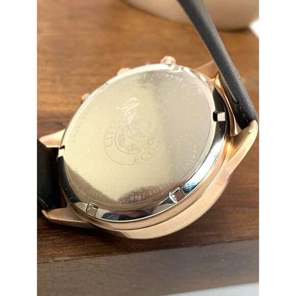 Citizen Women's Watch FB2003-05A Eco-Drive Chronograph White Dial Rose Gold 39mm - Picture 7 of 14